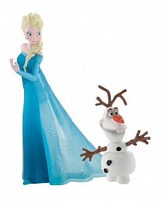 Набор фигурок из серии Холодное сердце - Эльза и Олаф (Bullyland, 13064)